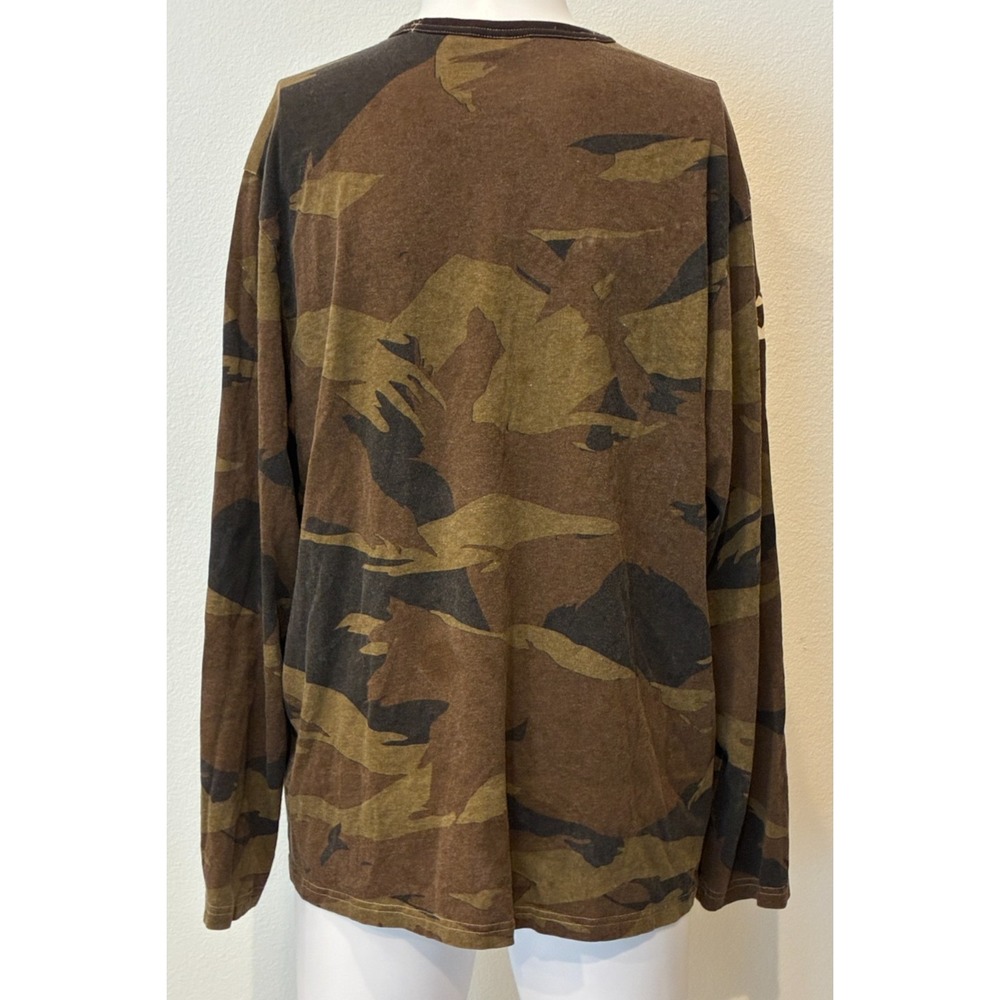 Rare Vintage Express Men's Graphic T-Shirt XL Camo Patches Retro Street Grunge‎ - Picture 3 of 10